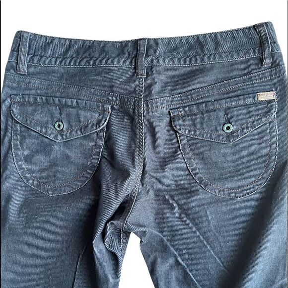 Polo Jeans Ralph Lauren Kelly Black Corduroy Mid Rise Bootcut Jeans sz 12 - Picture 5 of 7